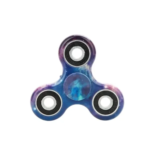 Hand Spinner Zen galaxie anti stress – motif bleu et violet galactique