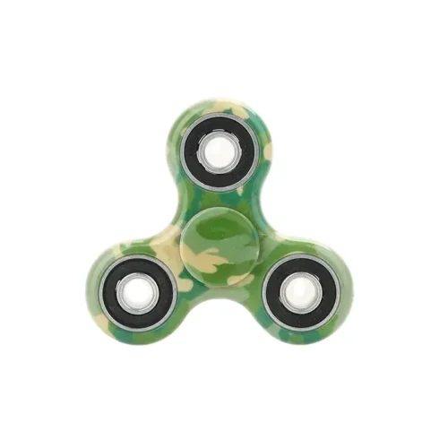 Hand Spinner Zen camouflage militaire anti stress – motif vert kaki